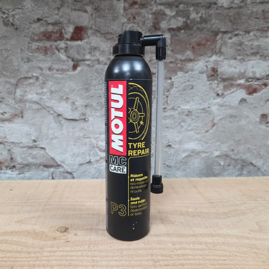 Motul MC Care P3 Tyre Repair bandenherstelspray 300ml – lekke band repareren zonder demontage