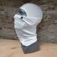 GrandPitstop COOLFIT Balaclava wit – zijaanzicht op mannequin