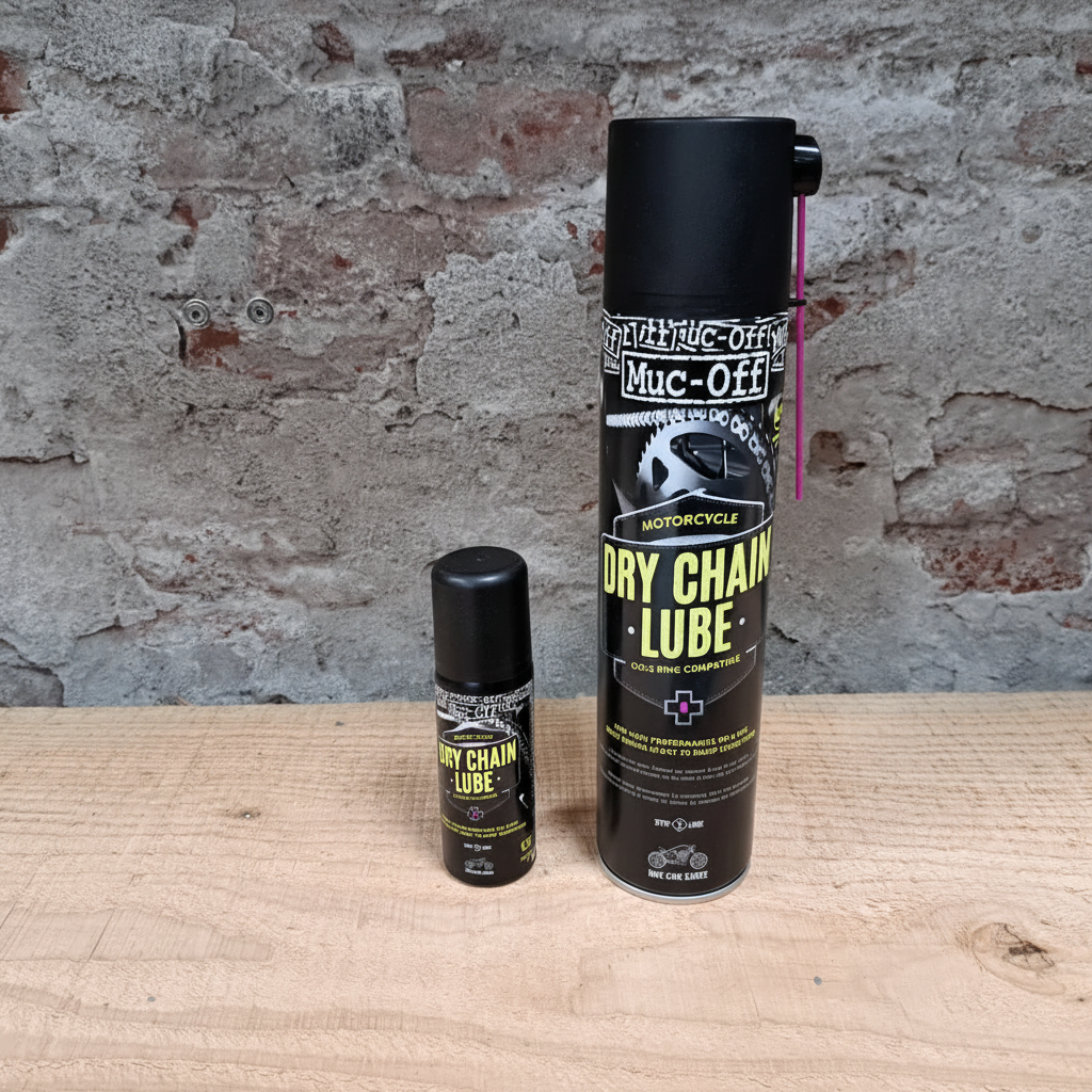 Muc-Off Dry Chain Lube 50ml en 400ml – droog kettingsmeermiddel voor motoren