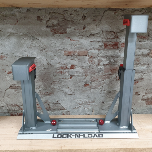RISK RACING Lock-N-Load PRO motortransport systeem - aluminium crossmotor bevestiging zonder spanbanden