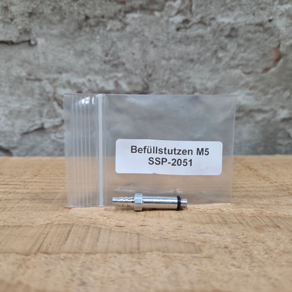 M5 adapter mondstuk SSP-1257 voor SRAM Avid Formula Hayes hydraulische fietsremmen - Supersonic Parts ontluchtingsadapter