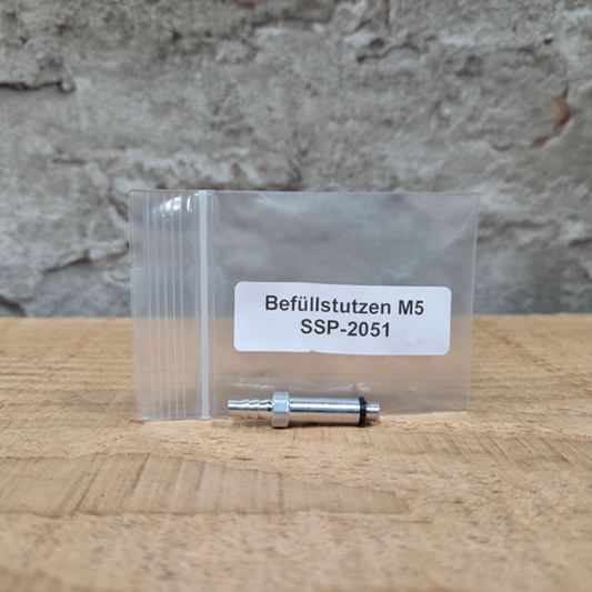M5 adapter mondstuk SSP-1257 voor SRAM Avid Formula Hayes hydraulische fietsremmen - Supersonic Parts ontluchtingsadapter