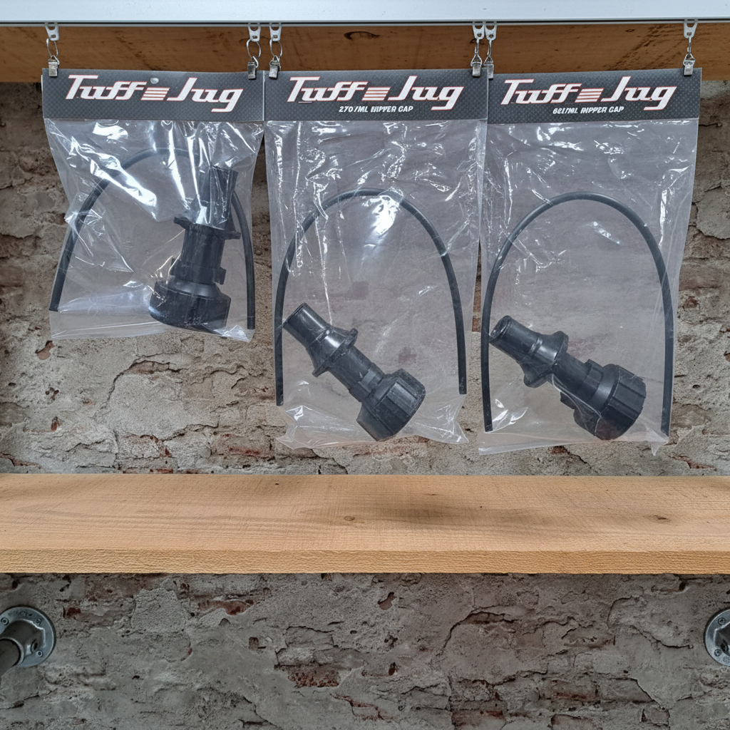 Tuff Jug G3 Ripper Cap drie varianten in verpakking – 5L, 10L en 20L