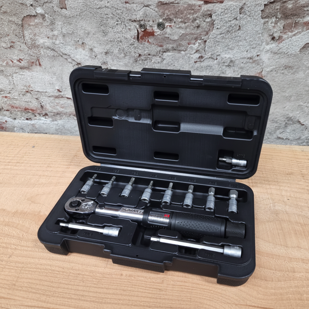 SUMART TORQ-12 momentsleutel set open - hex en torx bits 12-delig fiets motor gereedschap