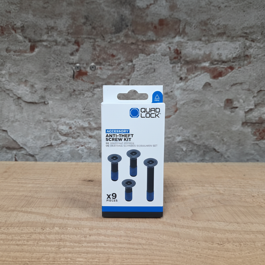 Quad Lock anti-diefstal schroeven kit met 9 sabotagebestendige schroeven en speciaal gereedschap
