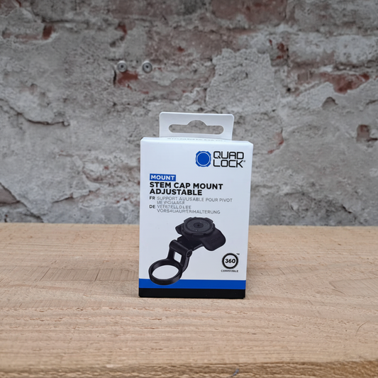 Quad Lock Stem Cap Mount Adjustable verstelbare stuurpendop bevestiging voor fiets - verpakking met 360 graden rotatie