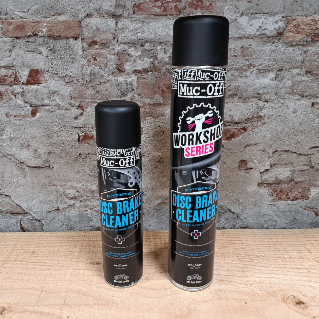 MUC-OFF Disc Brake Cleaner 400ml en 750ml – remschijf reiniger voor motor, twee maten in de winkel