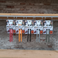 FIXPLUS strap set 23cm - verkrijgbaar in 5 kleuren (grijs, oranje, zwart, rood, olijfgroen) - TPU bagageband voor motor en fiets