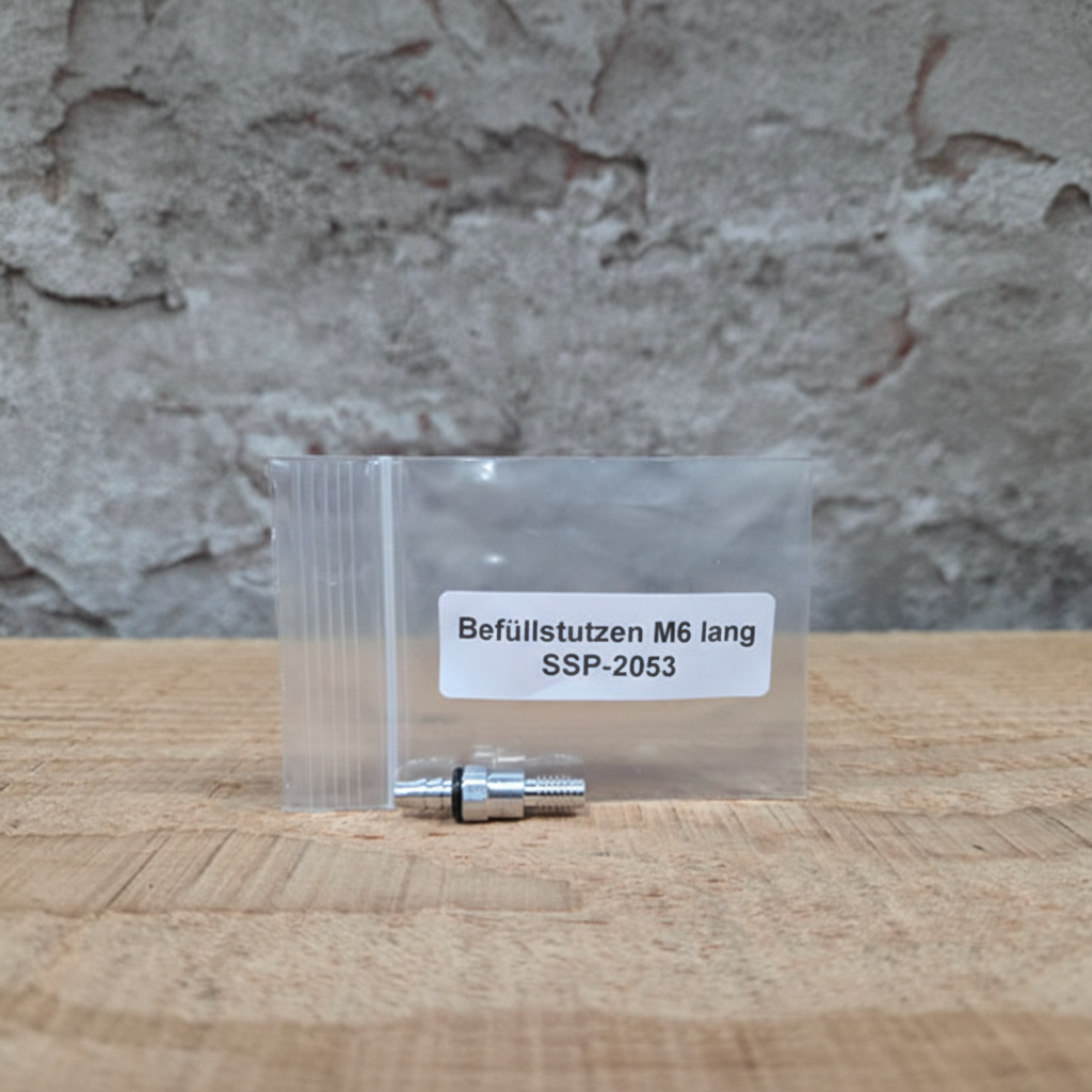 M6 adapter mondstuk lang SSP-1249 voor Magura HS11 HS22 HS33 TRP Tektro hydraulische fietsremmen - Supersonic Parts ontluchtingsadapter