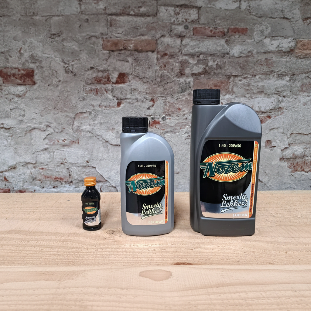 Nozem Oil formaten 20ml, 500ml en 1 liter - pittige party shot likeur