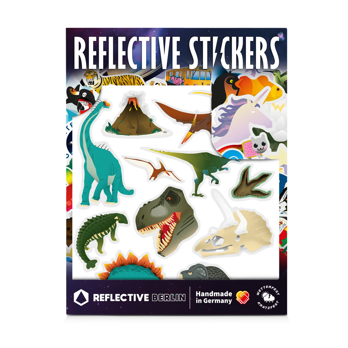 REFLECTIVE BERLIN kinderstickers medium - reflecterende fietsstickers