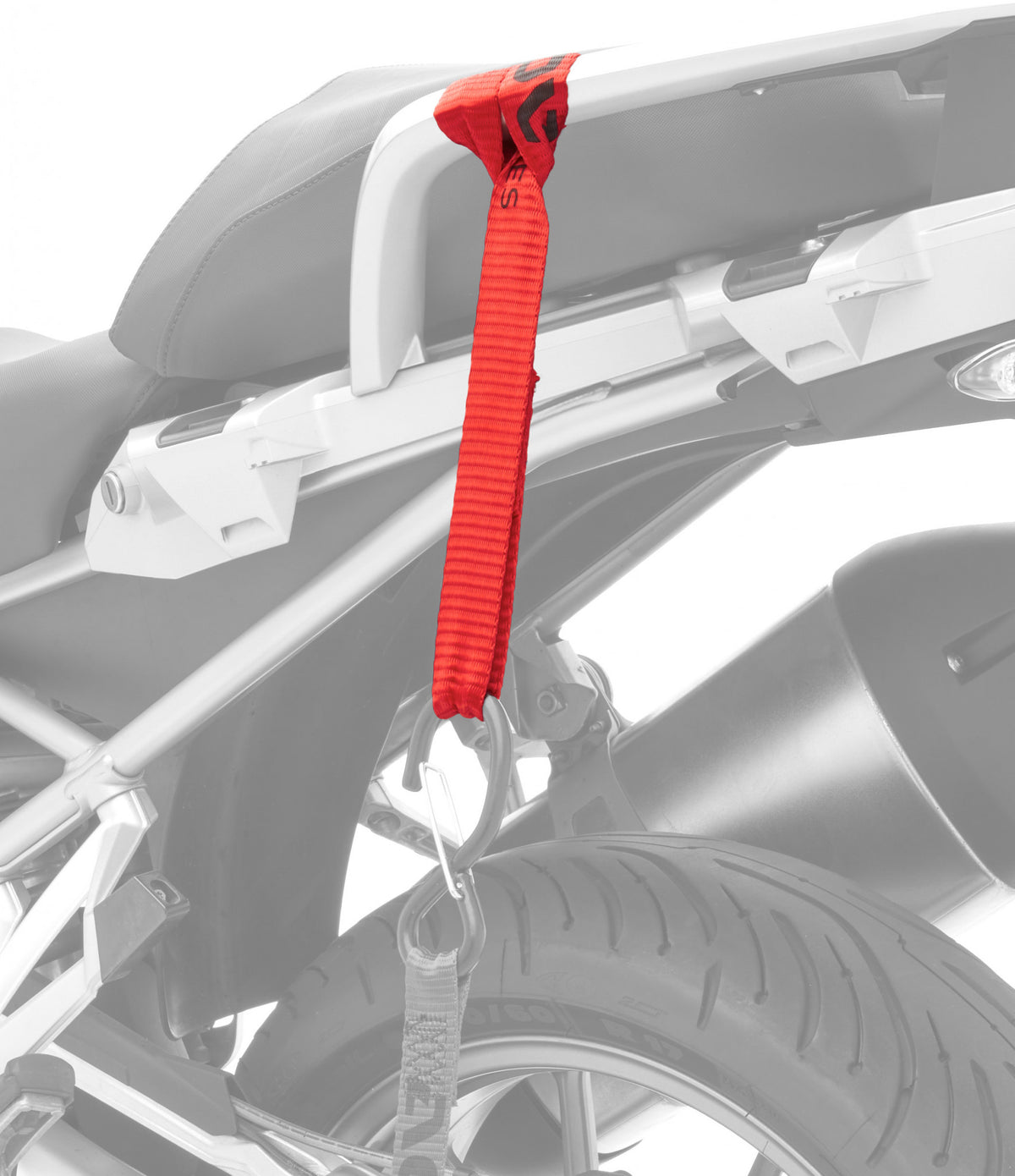 ACEBIKES Loops Essentials gemonteerd op de motor