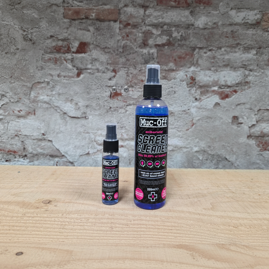Muc-Off Screen Cleaner 32ml en 250ml - in de winkel
