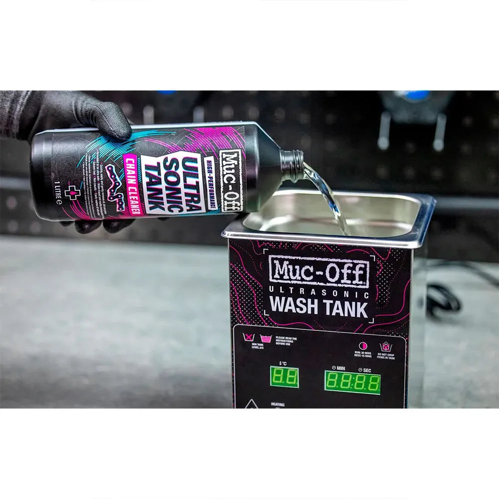 MUC-OFF ultrasonic optimation bundle ULTRA SONIC CLEANER IN DE WASH TANK