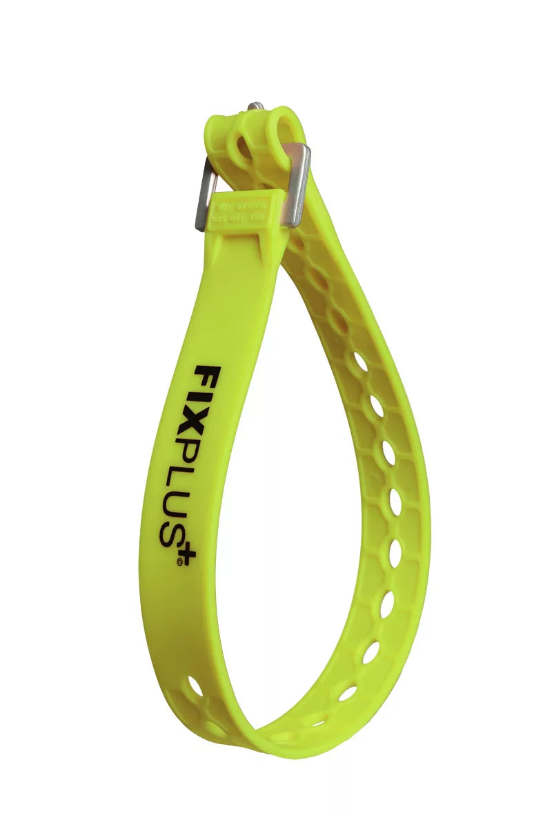 FIXPLUS straps 46cm neon geel