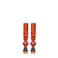 MUC-OFF tubeless valves - big bore hybrid oranje