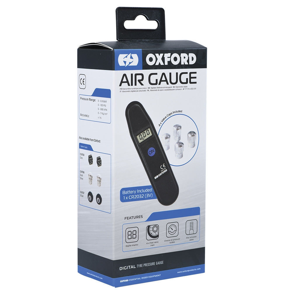 OXFORD airgauge digitale bandendrukmeter close up