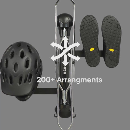 STEADYRACK GearMate quick overview - 200+ opbergconfiguraties voor fietsaccessoires