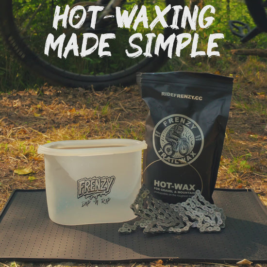 FRENZY TrailWax - Hoe je fietsketting waxen in 4 stappen