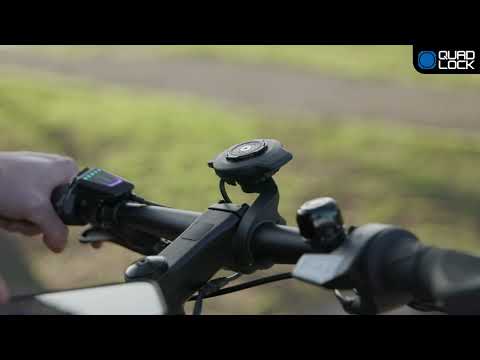 Quad Lock Out Front Mount V3 fietshouder - demo video met wireless charger