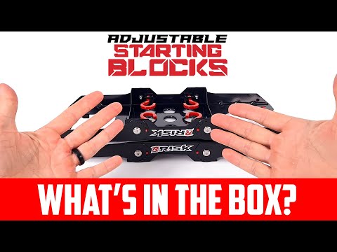 RISK RACING adjustable starting blocks - gebruiksaanwijzing video