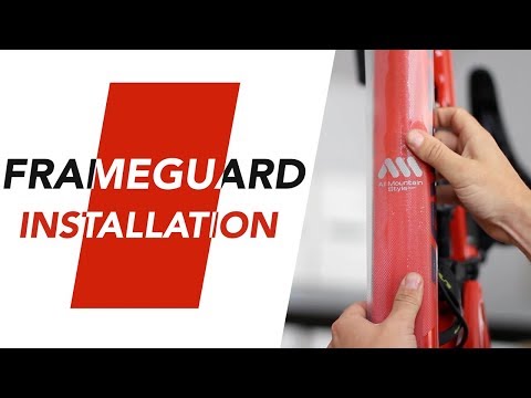 AMS Honeycomb Frame Guard E-Bike montage video