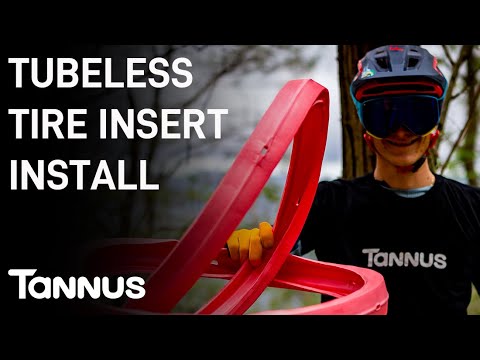 Tannus Tubeless insert run-flat demonstratie na lekke band
