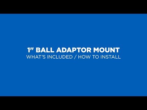 QUAD LOCK 1" ball adaptor mount installatie video
