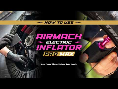 MUC-OFF AirMach Electric Inflator Pro Max - demo video