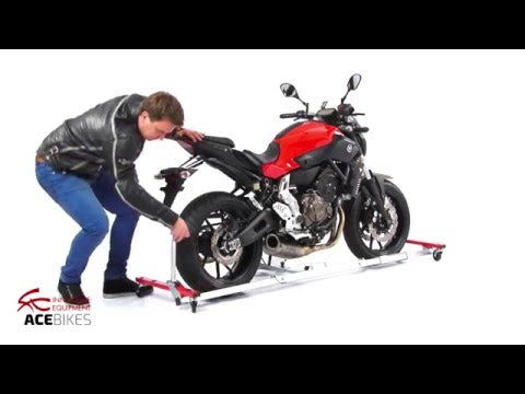 ACEBIKES U-Turn L motor mover demonstratie - hoe je een motor moeiteloos parkeert