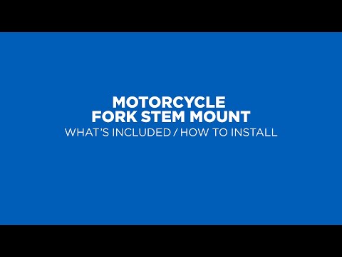 QUAD LOCK MOTORCYCLE FORK STEM MOUNT DEMO VIDEO