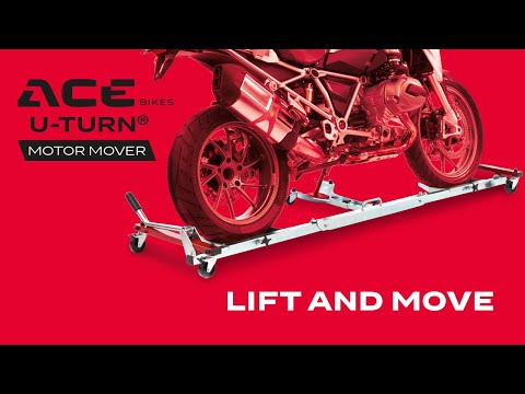 ACEBIKES U-Turn L motor mover demonstratie - hoe je een motor moeiteloos parkeert