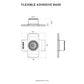QUAD LOCK 360 flexible adhesive - plak montagevoet