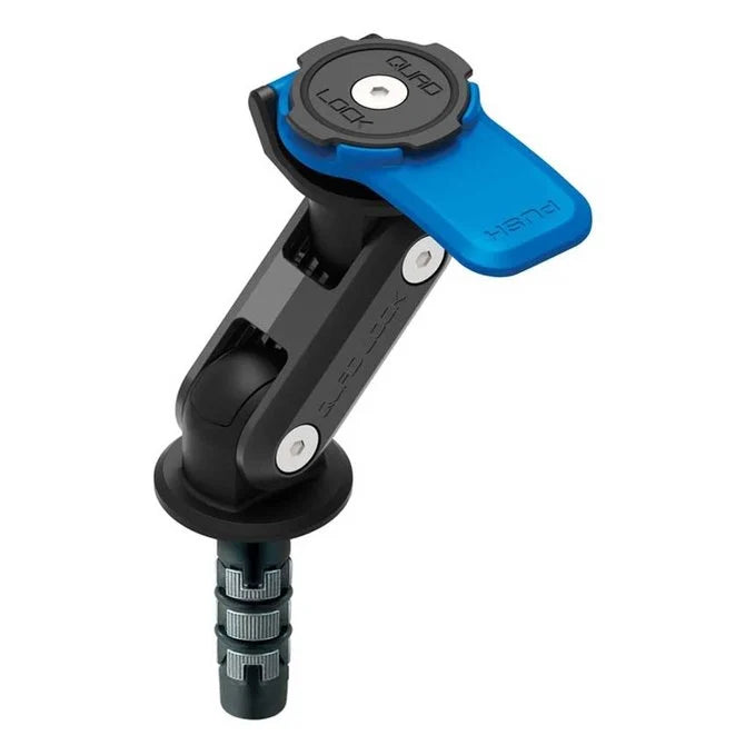 QUAD LOCK MOTORCYCLE FORK STEM MOUNT CLOSE UP