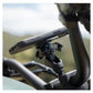 QUAD LOCK HANDLEBAR CLAMP MOUNT PRO OP EEN MOTORSTUUR MET VIBRATIE DEMER