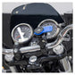 QUAD LOCK HANDLEBAR CLAMP MOUNT OP EEN MOTORSTUUR EN VRBRATIE DEMPER