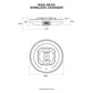 Quad Lock MAG Wireless Charging Head - afmetingen