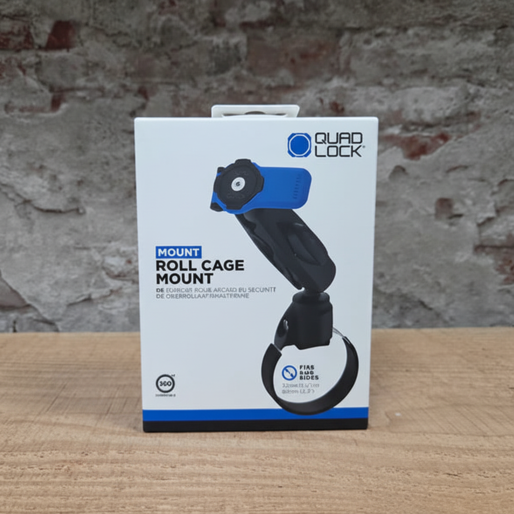 Quad Lock Roll Cage Mount - hier in de verpakking in de winkel