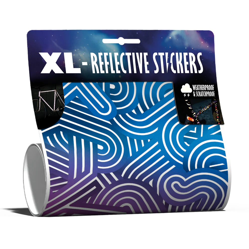 REFLECTIVE BERLIN stickers XL - grote reflecterende stickers