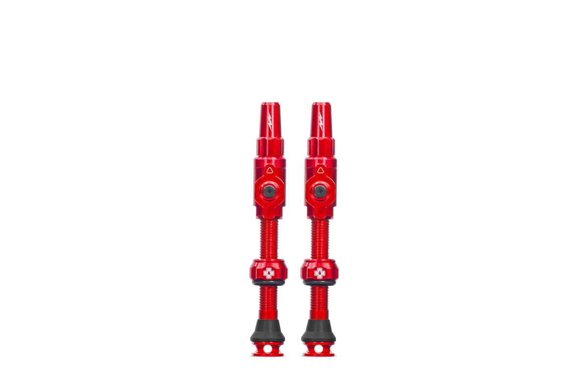 MUC-OFF tubeless ventiel - big bore lite rood