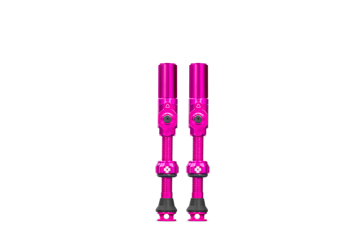 MUC-OFF tubeless valves - big bore hybrid roze