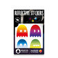 Reflective Berlin reflecterende stickers small voor kinderen ghost rainbow