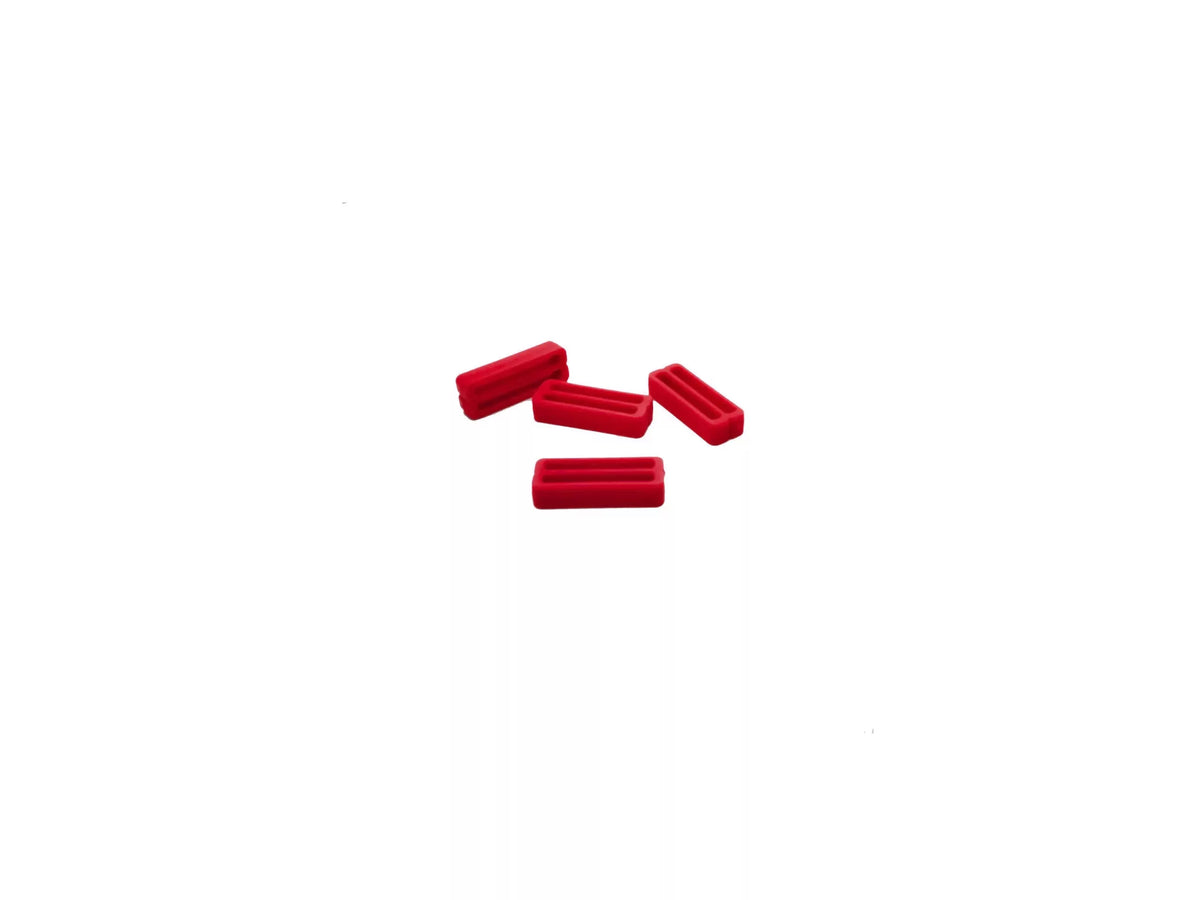 FIXPLUS strapkeepers set van 4 in verschillende kleuren - large rood