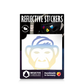 Reflective Berlin reflecterende stickers small voor kinderen monkey summer