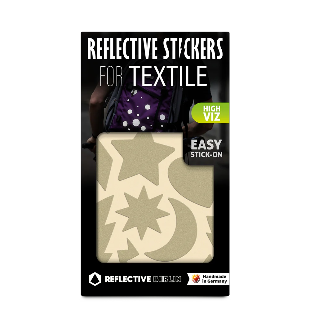  REFLECTIVE BERLIN textielstickers - shine zand