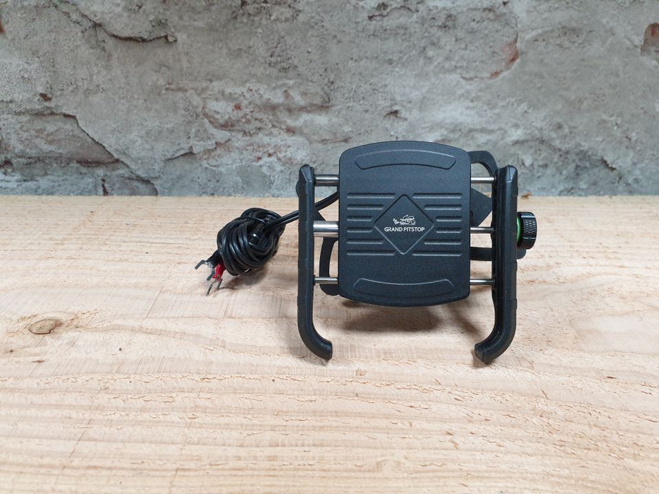 GRANDPITSTOP jaw - universele telefoonhouder met usb 2.0