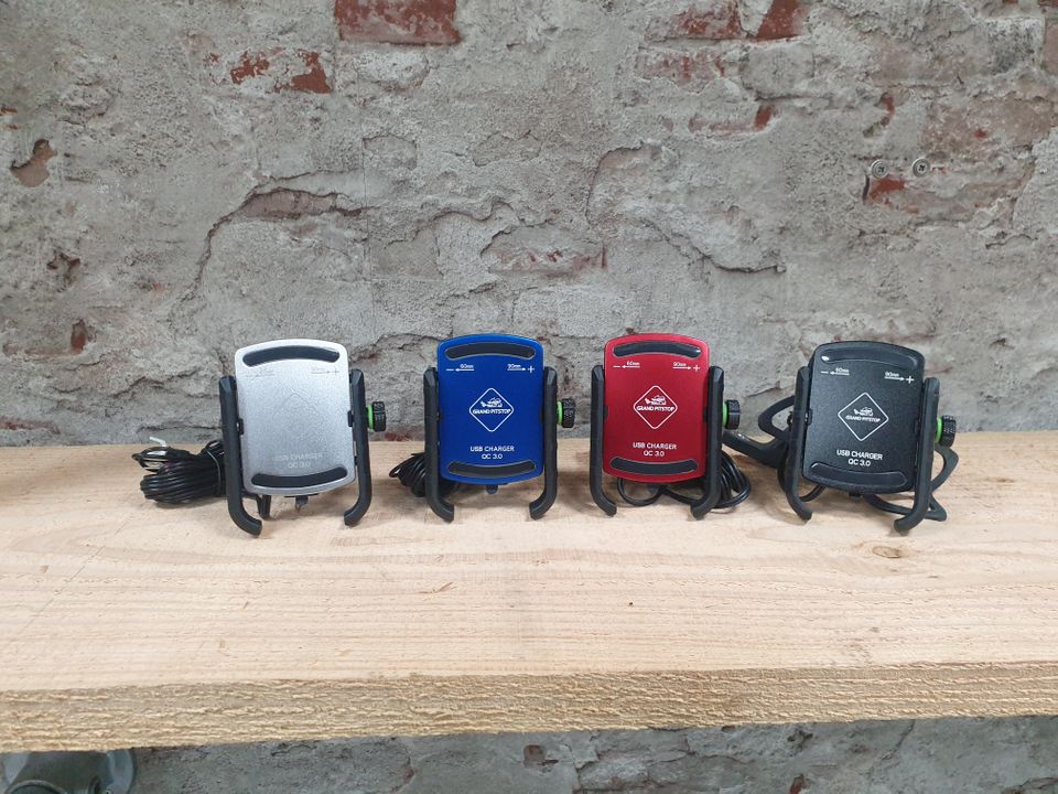 GRANDPITSTOP jaw - universele telefoonhouder met usb 3.0