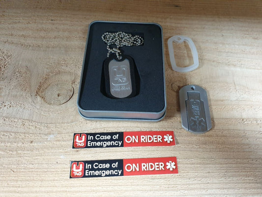 UTAG ICE dogtag pakket - UITGESTALD IN DE WINKEL