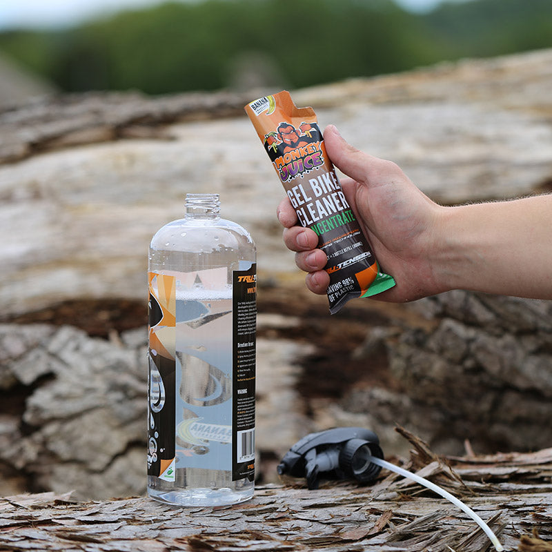 TRU-TENSION Monkey Juice Gel Bike Cleaner Navulzakje - makkelijk voor een fles te vullen met 1 l water