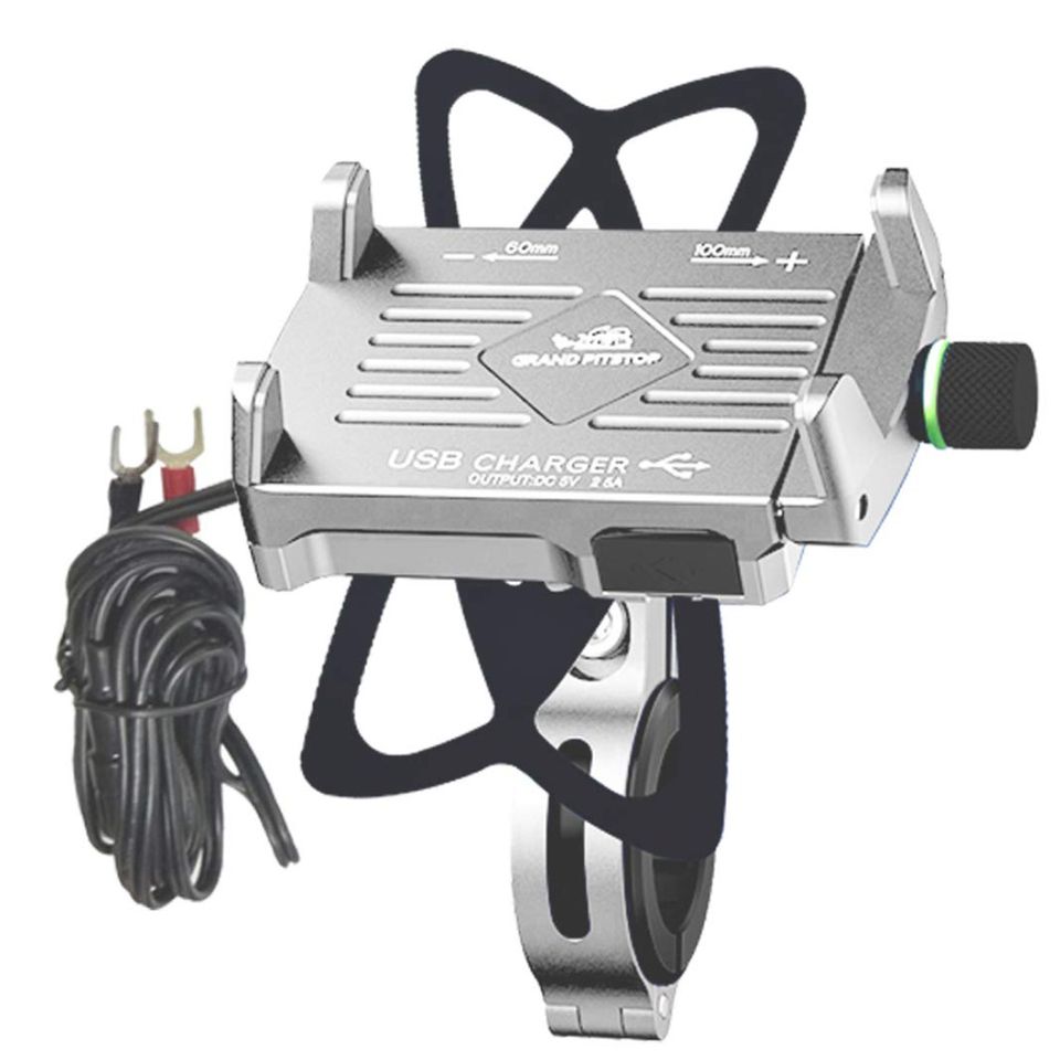 GRANDPITSTOP claw - universele telefoonhouder met usb